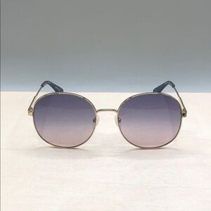 Longchamp LO161S 704 Gradient Lens Gold Frame Round Oversized Style